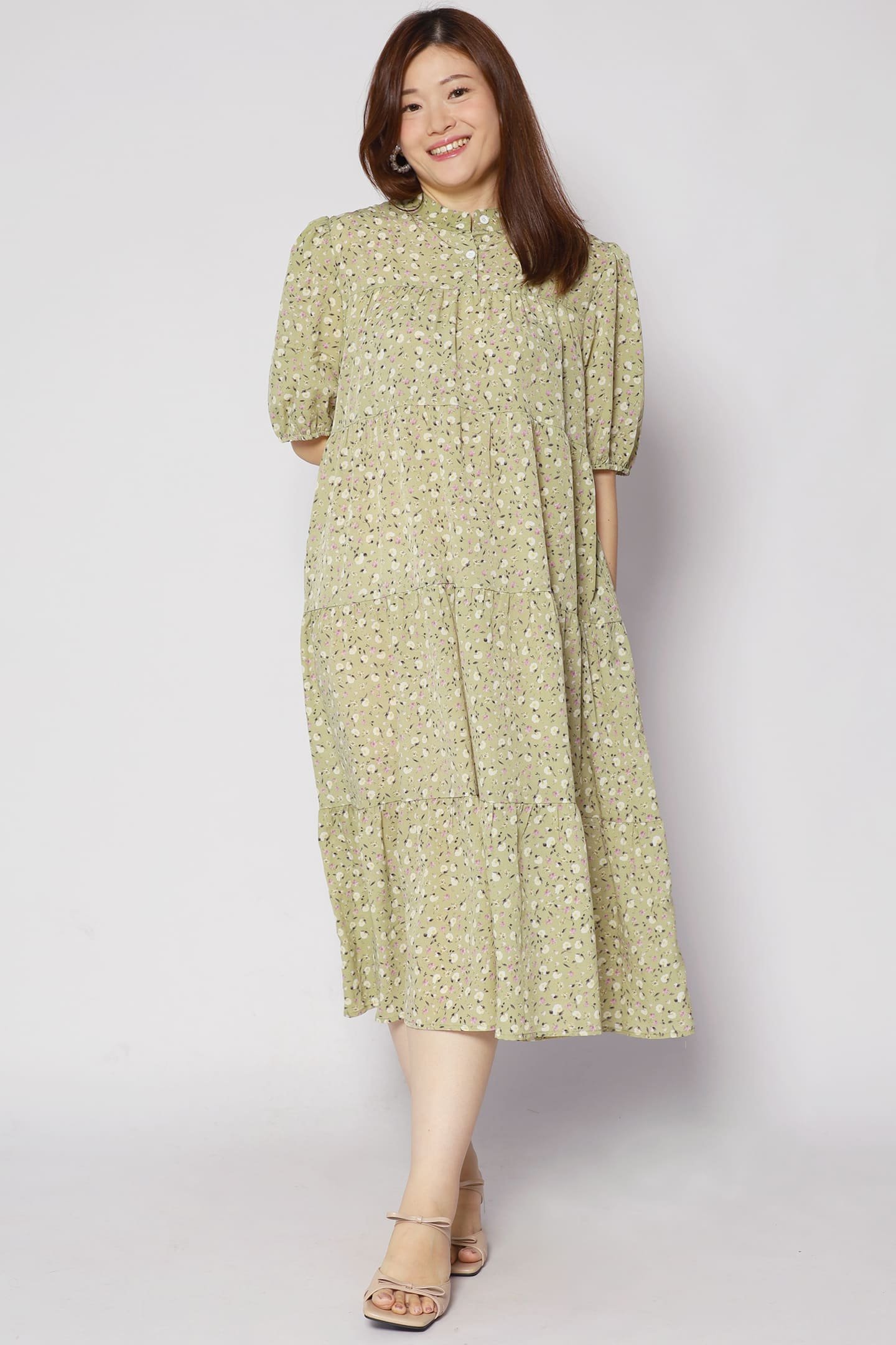 Moore Dress in Green Garden - Image 8