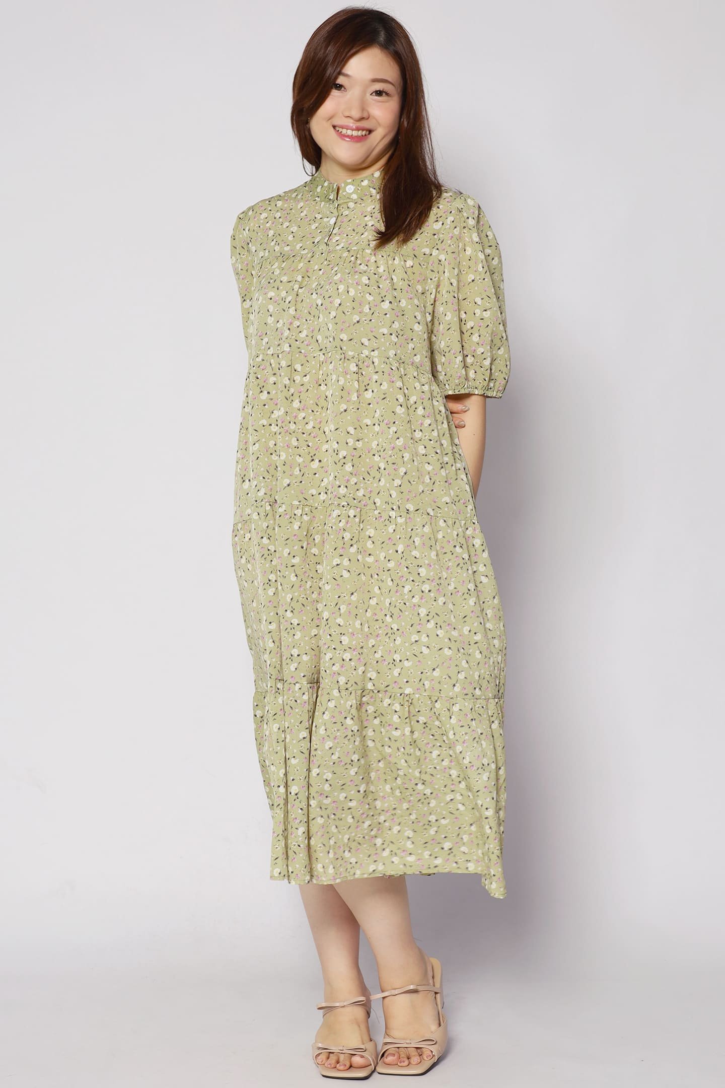 Moore Dress in Green Garden - Image 2