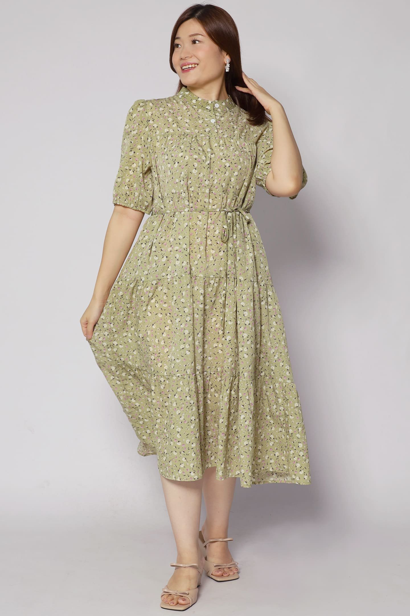 Moore Dress in Green Garden - Image 6
