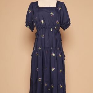 PO - Victoria Dress in Holly Embroidery