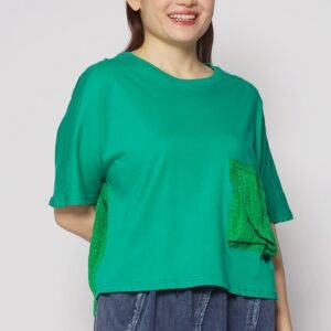 Roon Pocket Top in Green
