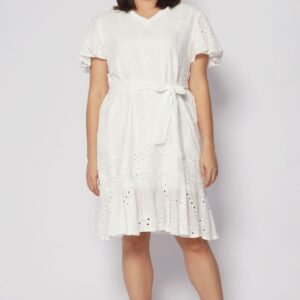 Ellie Eyelet Crochet Dress