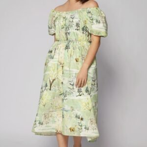 PO - Frankie Dress in Green Scenery