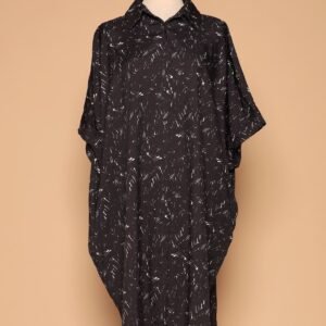 PO - Hanhan Shirt Dress in Black Chalk