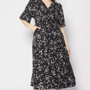 Joalin Dress in Blue Buds