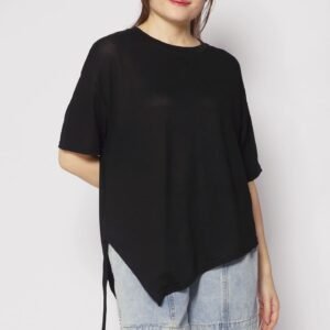 Otis Asymmetrical Top in Black
