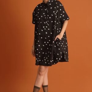 CHOSEN - Da Hee Polkadot Shirt Dress
