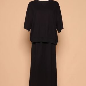 PO - Rocco 2 in 1 Top and Skirt Set in Black