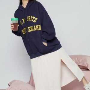 JOY - Switzerland Hoodie Pullover in Blue